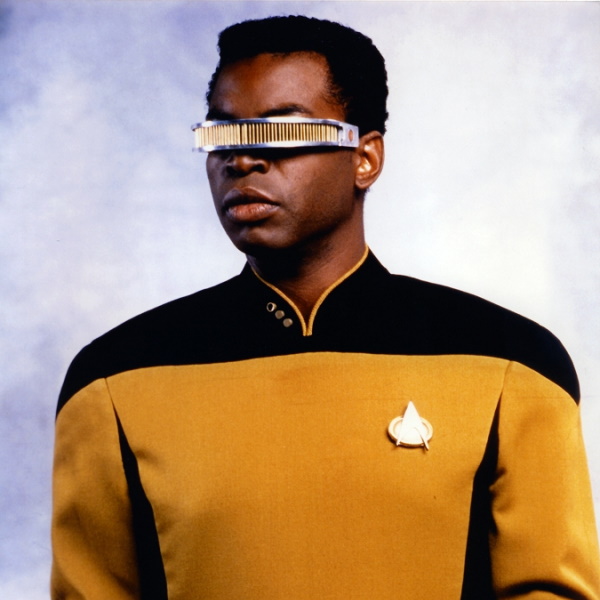 Geordi La Forge with VISOR, 2366