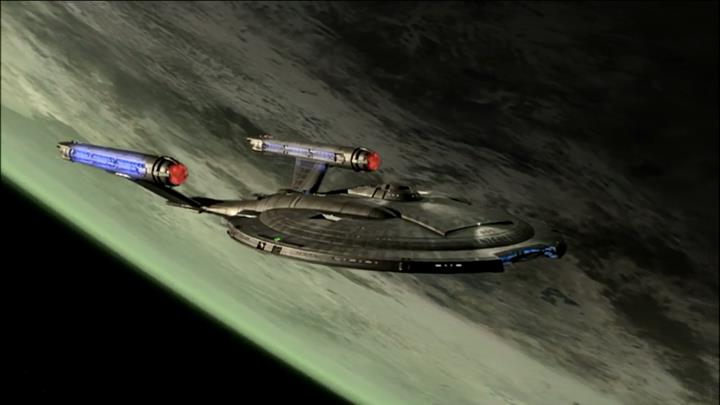 Enterprise NX-01 in orbit of Qo'noS