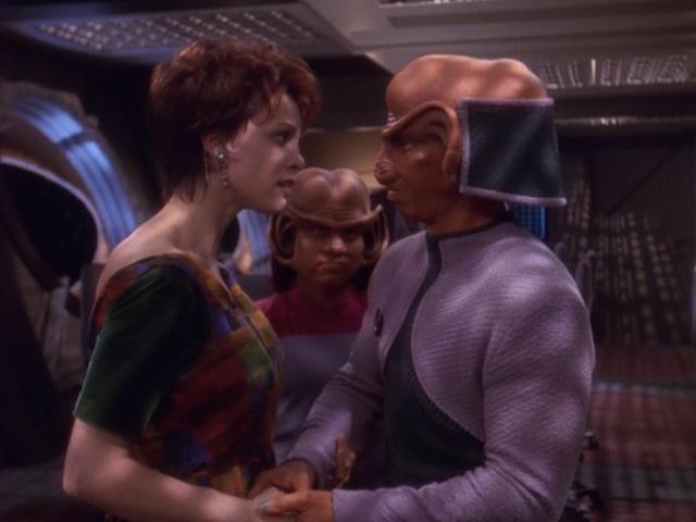 Image result for ds9 rom and leeta