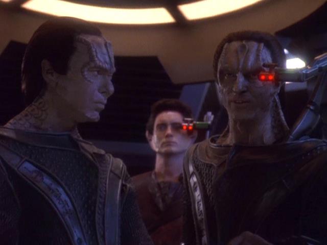 Dukat, Damar, and Weyoun coordinate the attack