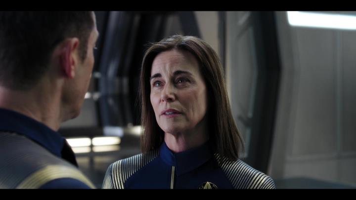 Admiral Cornwell informs Lorca he will step down