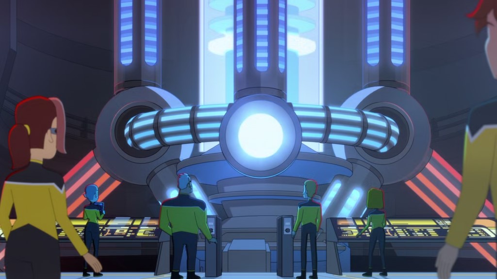 Shaxs and Billups eject the warp core