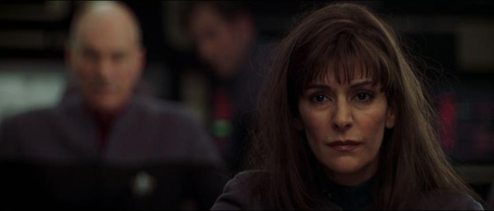 Picard orders Troi to ram the Enterprise into the Scimitar (<i>Star Trek: Nemesis</i>)