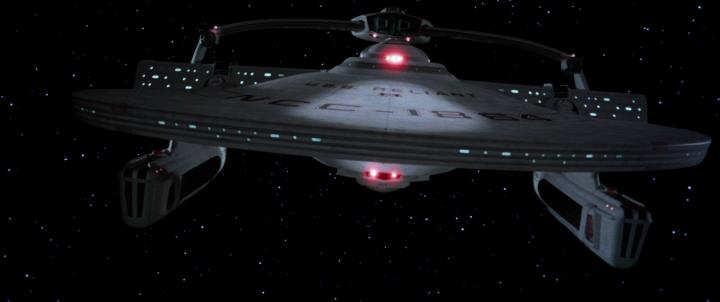 U.S.S. Reliant NCC-1864 closes in on U.S.S. Enterprise (<i>Star Trek II: The Wrath of Khan</i>)