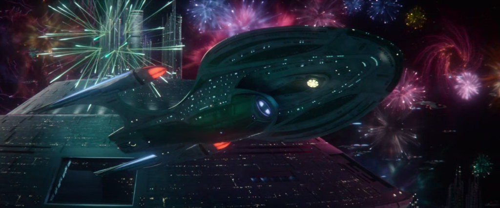 The U.S.S. <i>Enterprise</i> NCC-1701-F on Frontier Day