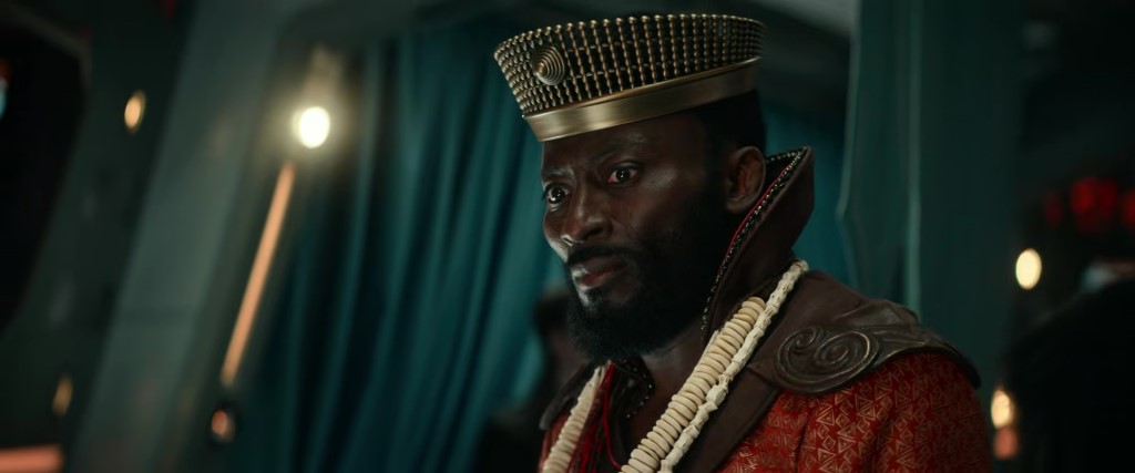 Dr. M'Benga as King Ridley