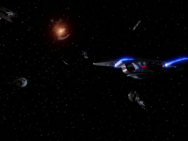U.S.S. Enterprise arrives at Wolf 359