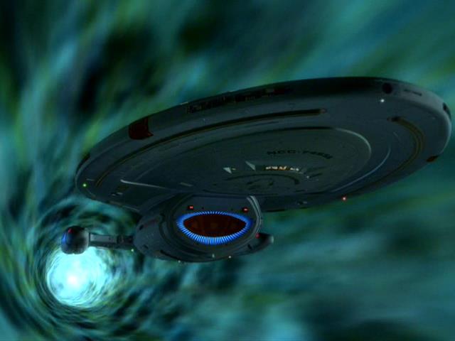 Voyager enters the spatial vortex
